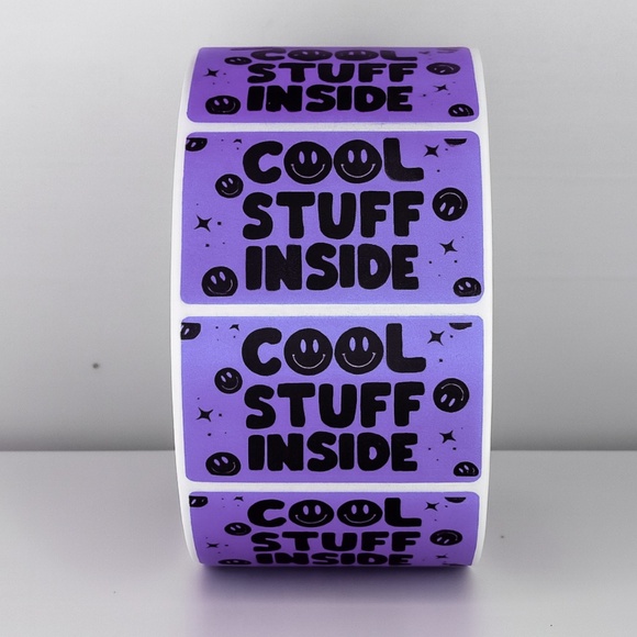 📦 "Cool Stuff Inside" Stickers for Packages | Customer Experience Labels - Picture 4 of 11